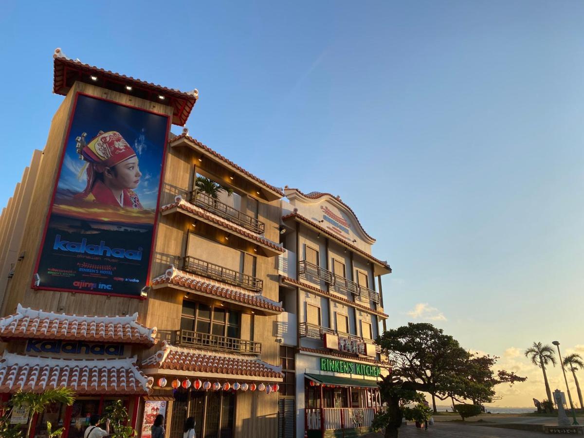 サンセットビーチホテル Chatan Exteriör bild