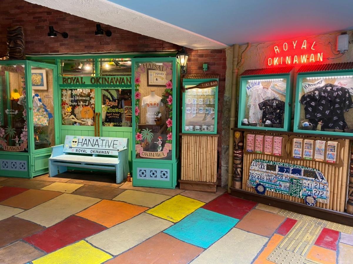 サンセットビーチホテル Chatan Exteriör bild